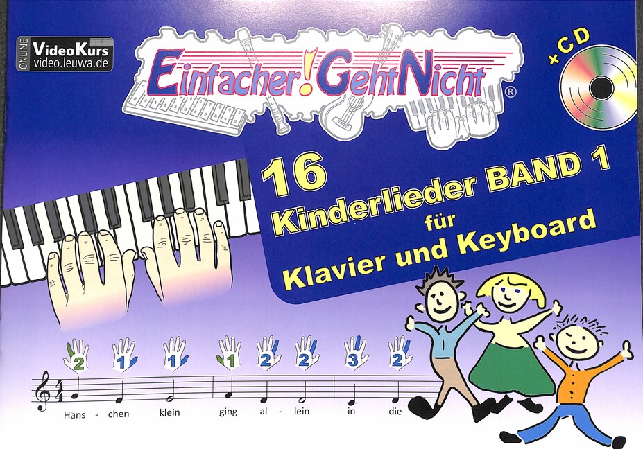 Vorderes Coverbild 16 Kinderlieder Band 1 (+CD)
