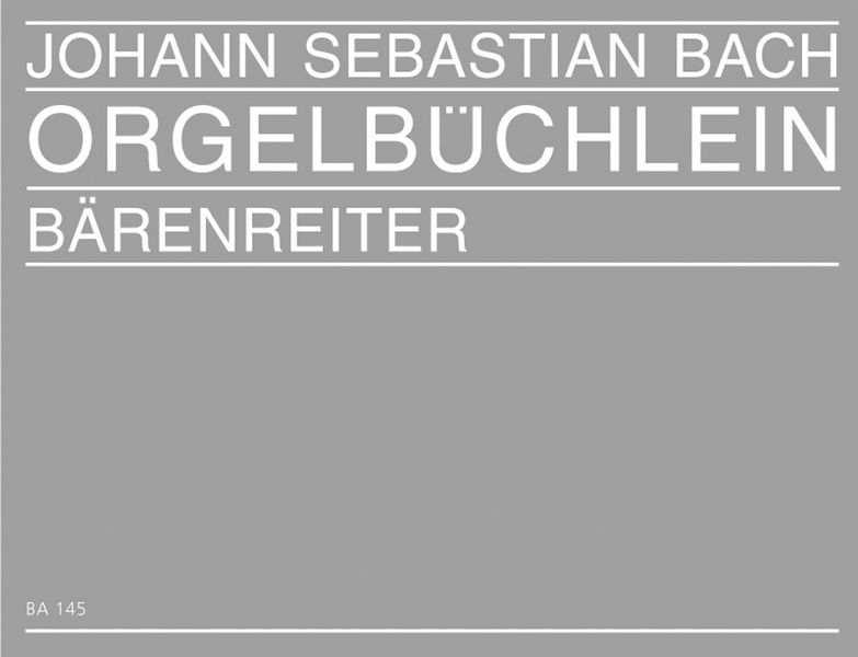 Vorderes Coverbild Orgelbüchlein