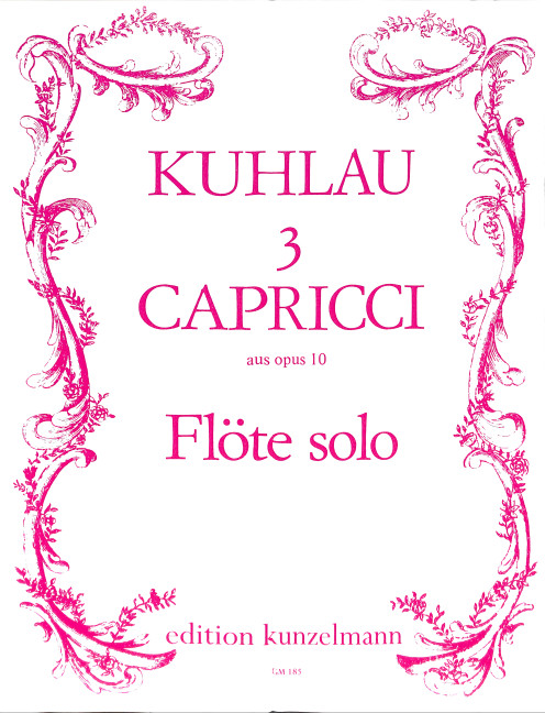 Vorderes Coverbild 3 Capricci aus op.10