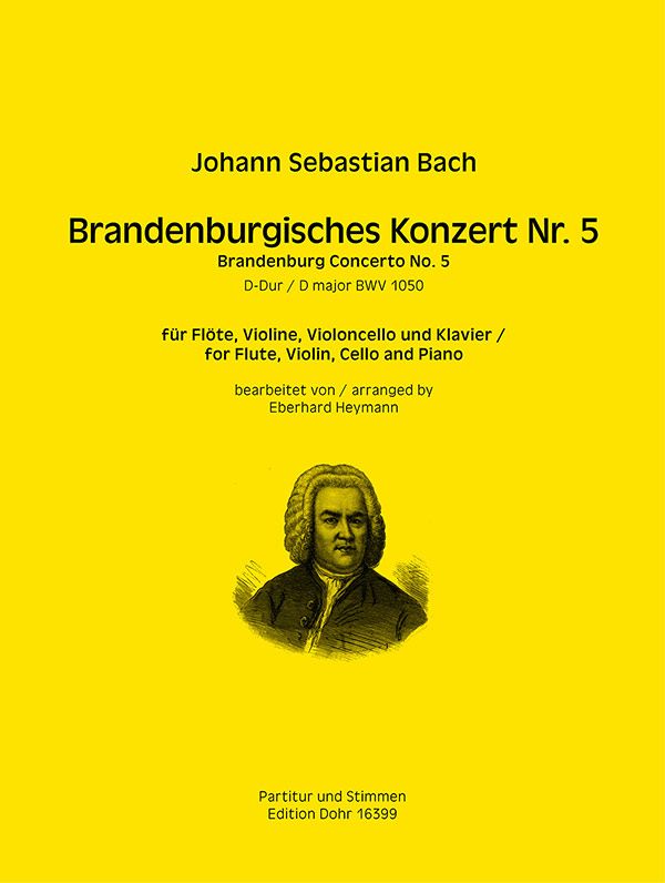 Vorderes Coverbild Brandenburgisches Konzert D-Dur Nr.5 BWV1050