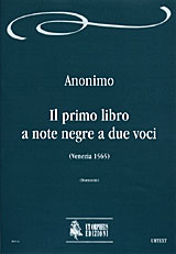 Vorderes Coverbild Il primo libro a note negre a due voci