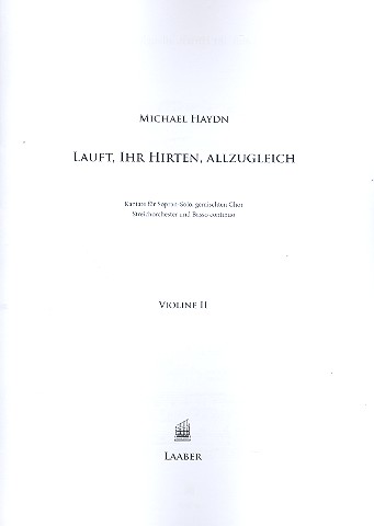 Vorderes Coverbild Lauft, ihr Hirten, allzugleich