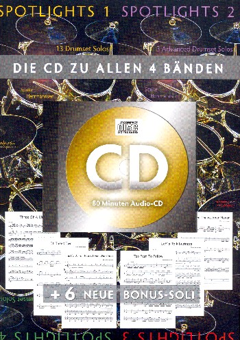 Vorderes Coverbild Spotlights -  6 neue Bonus-Soli (+CD zu den Bänden 1-4)