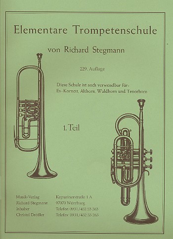 Vorderes Coverbild Elementare Trompetenschule Band 1