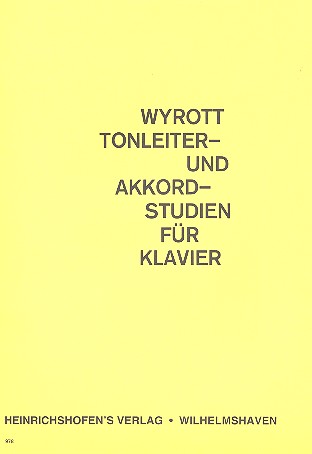 Vorderes Coverbild Tonleiter- und Akkordstudien