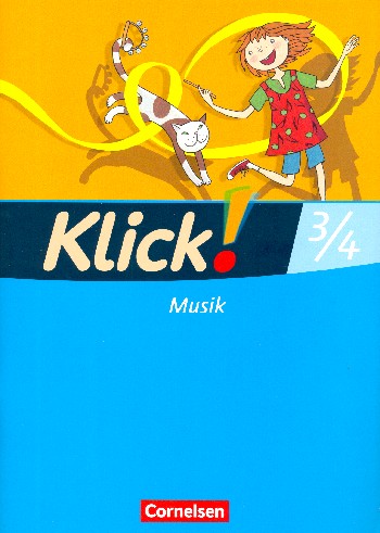 Vorderes Coverbild Klick Musik Schülerheft 3/4