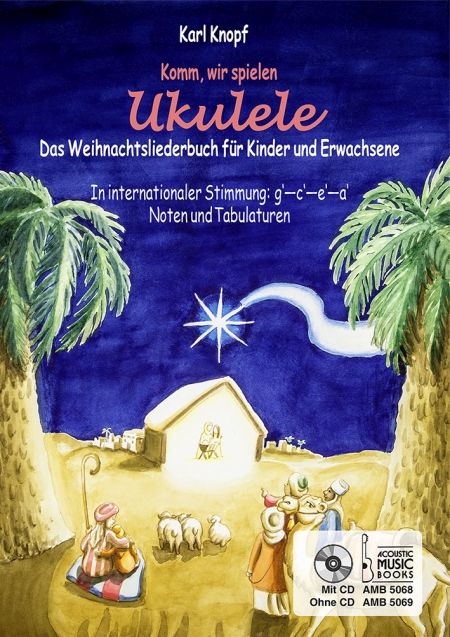Vorderes Coverbild Komm wir spielen Ukulele - Das Weihnachtsalbum