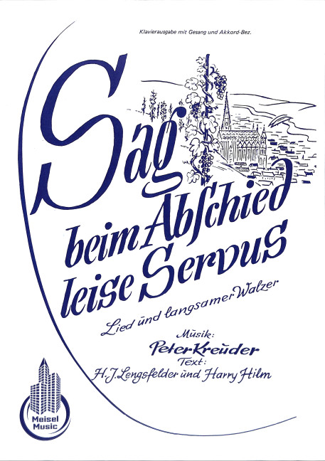 Vorderes Coverbild Sag beim Abschied leise Servus