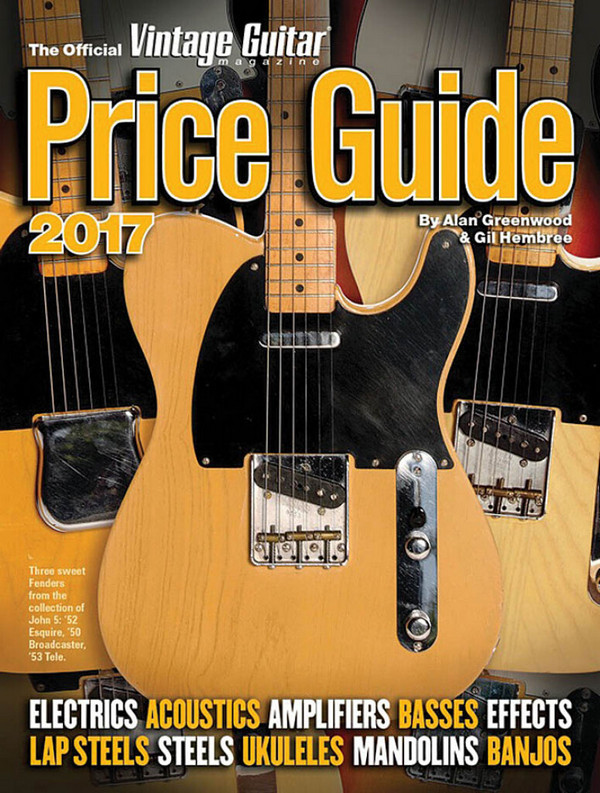 Vorderes Coverbild The official Vintage Guitar Price Guide 2017