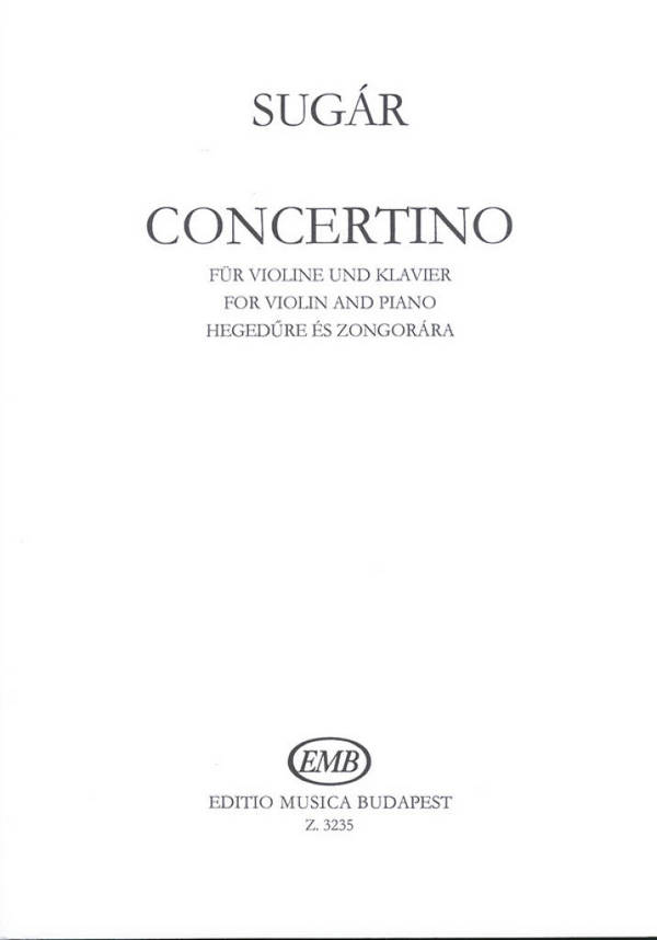 Vorderes Coverbild Concertino für Violine