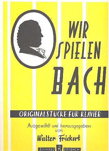 Vorderes Coverbild Wir spielen Bach Originalstücke