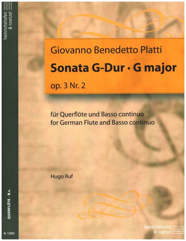 Vorderes Coverbild Sonate G-Dur op.3,2