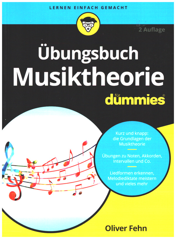 Vorderes Coverbild Übungsbuch Musiktheorie für Dummies (+downloads)