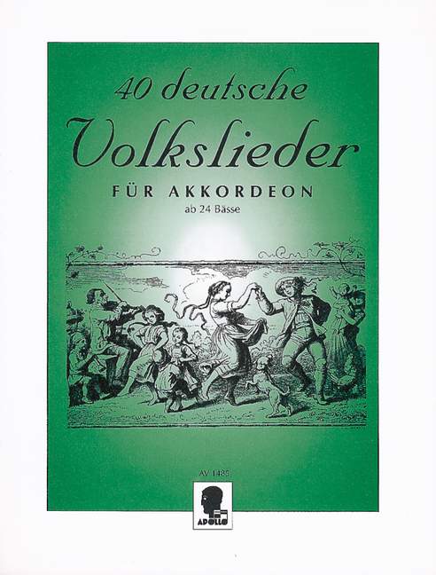 Vorderes Coverbild 40 deutsche Volkslieder