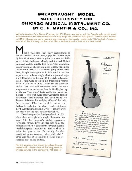 Vorderes Coverbild Martin Guitars - A History
