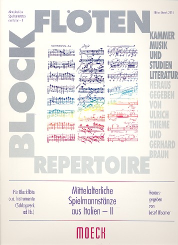 Vorderes Coverbild Mittelalterliche Spielmannstänze aus Italien Band 2