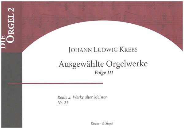 Vorderes Coverbild Ausgewählte Orgelwerke Band 3