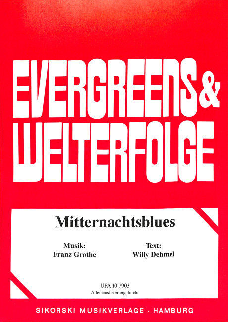 Vorderes Coverbild Mitternachtsblues: Einzelausgabe