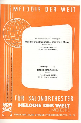 Vorderes Coverbild Das bißchen Haushalt  und