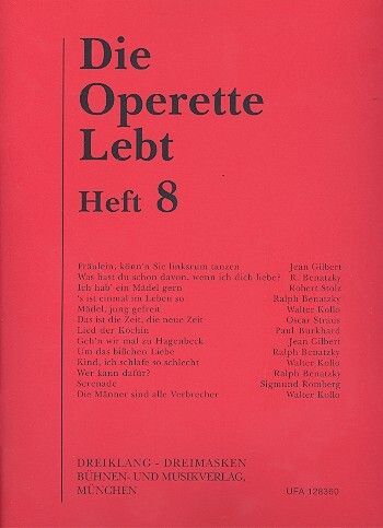 Vorderes Coverbild Die Operette lebt Band 8