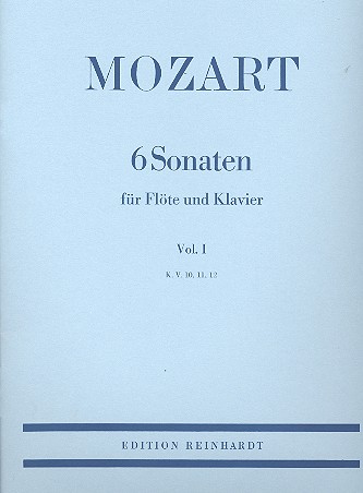 Vorderes Coverbild 6 Sonaten Band 1 (KV10-12)