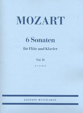 Vorderes Coverbild 6 Sonaten Band 2 (KV13-15)