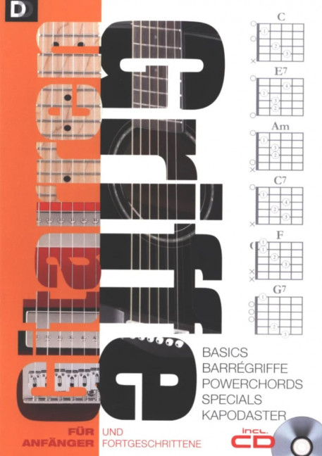 Vorderes Coverbild Gitarrengriffe für Anfänger und Fortgeschrittene (+CD)