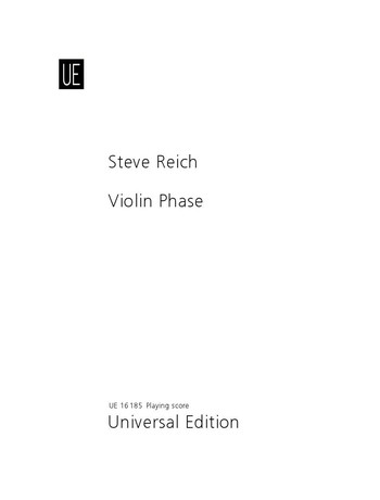 Vorderes Coverbild Violin Phase für Violine und