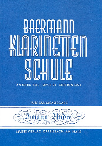 Vorderes Coverbild Klarinettenschule Band 5 Zweiter Teil op.64