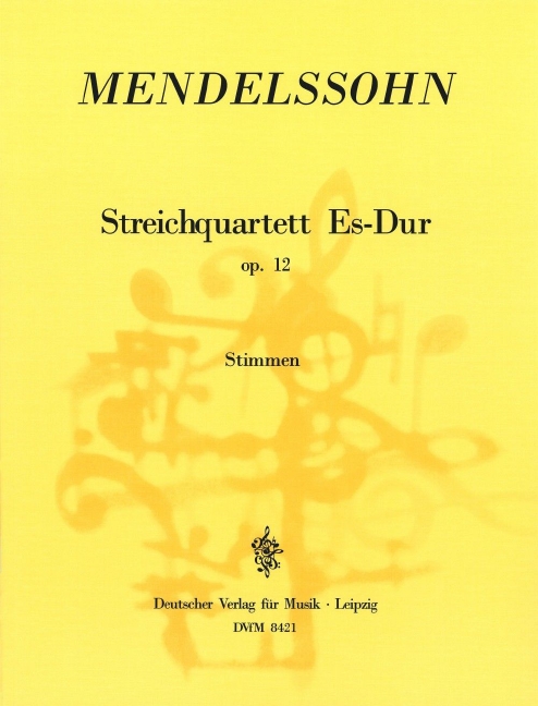 Vorderes Coverbild Streichquartett Es-Dur op.12
