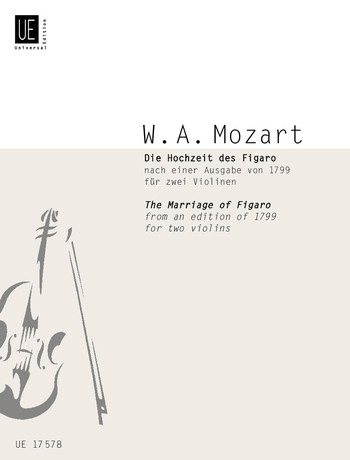 Vorderes Coverbild Die Hochzeit des Figaro nach einer Ausgabe von 1799
