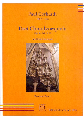 Vorderes Coverbild 3 Choralvorspiele op.1
