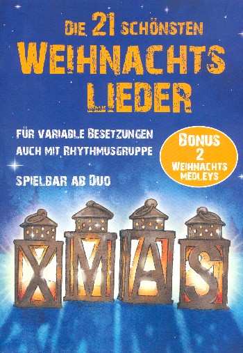 Vorderes Coverbild Die 21 schönsten Weihnachtslieder