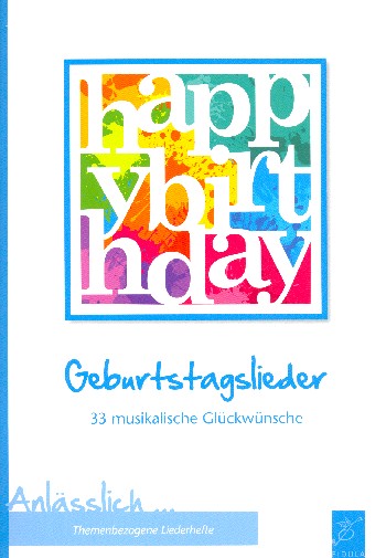 Vorderes Coverbild Happy Birthday - Geburtstagslieder