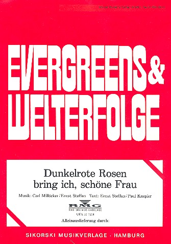Vorderes Coverbild DUNKELROTE ROSEN BRING ICH: