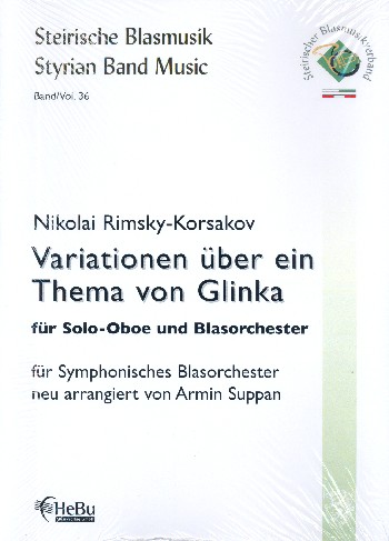 Vorderes Coverbild Variationen über ein Thema von Glinka