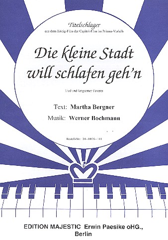 Vorderes Coverbild Die kleine Stadt will schlafen geh'n