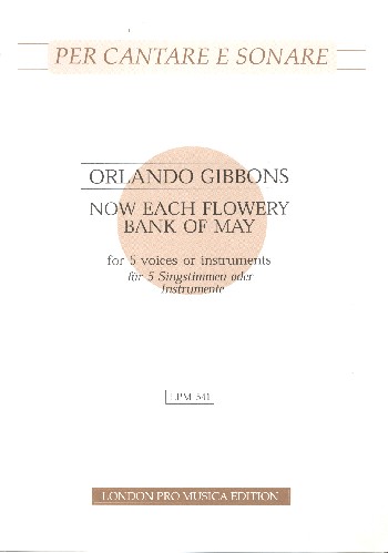Vorderes Coverbild Now each Flowery Bank of May