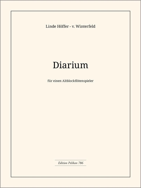 Vorderes Coverbild Diarium für Jeannette Tägliche
