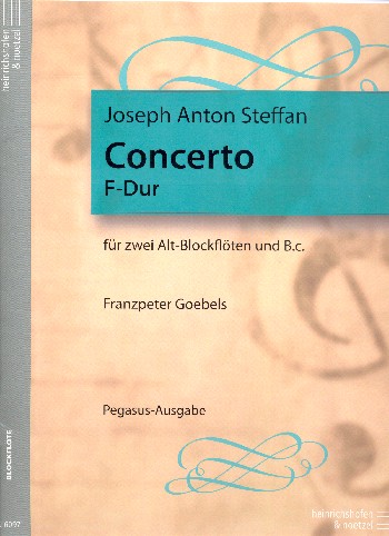 Vorderes Coverbild Konzert F-Dur 