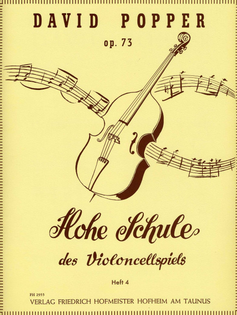 Vorderes Coverbild Hohe Schule des Violoncellspiels op.73 Band 4