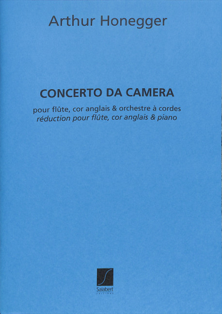 Vorderes Coverbild Concerto da camera pour flûte, cor