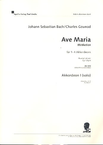 Vorderes Coverbild Ave Maria Meditation von Bach-Gounod