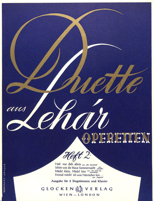 Vorderes Coverbild Duette aus Lehar-Operetten Band 2