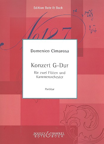 Vorderes Coverbild Konzert G-Dur