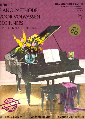 Vorderes Coverbild Alfred's Piano-Methode vor volwassen Beginners - Lesboek niveau 1 (+CD