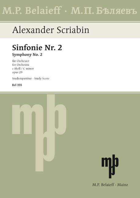 Vorderes Coverbild Sinfonie c-Moll Nr.2 op.29