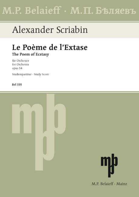 Vorderes Coverbild Poeme de l'extase op. 54
