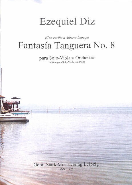 Vorderes Coverbild Fantasía Tanguera Nr.8 für Viola und Orchester