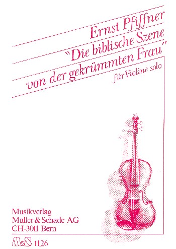 Vorderes Coverbild Die biblische Szene von der gekrümmten